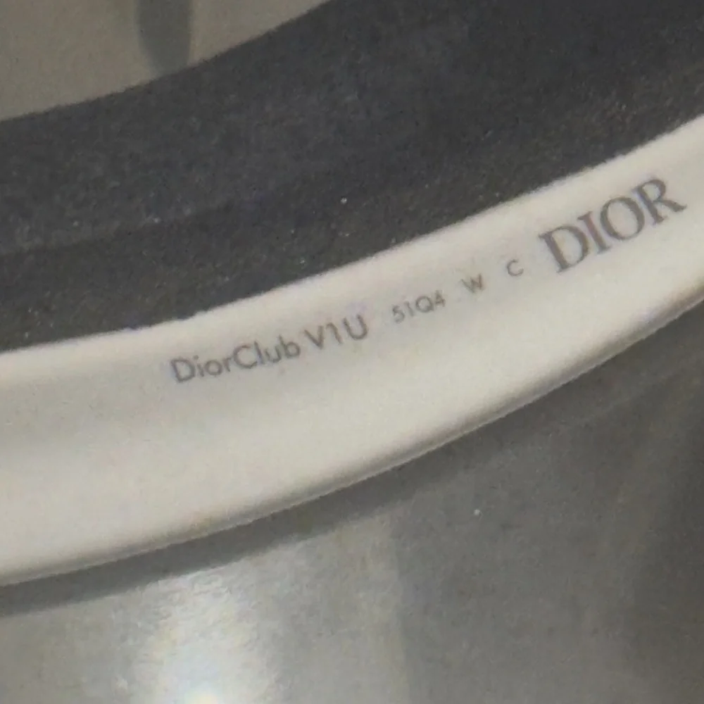 Dior visor with box and dustbag cleaning cloth